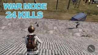PUBG MOBILE | WAR MODE | SQUAD-24 KILLS | PC GAMEPLAY