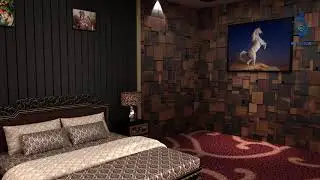 Bedroom Interior |  Autodesk 3ds max|
