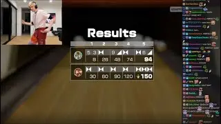 xqc's perfect bowling game