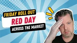 Big red day across the market, rolling out put credit spreads live on Robinhood!