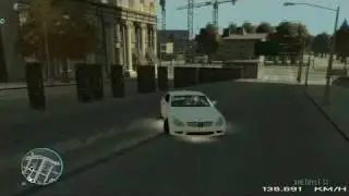 Mercedes CLS 63 AMG (WHITE)  -  GTA IV