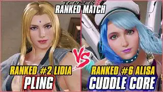 TEKKEN 8 - PLING (Ranked #2 Lidia) vs CUDDLE CORE (Ranked #6 Alisa) | T8 RANKED MATCHES