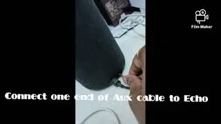 Amazon ECHO connect to any Device Via Aux Cable