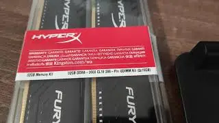 Распаковка Kingston Hypex Fury 3600 32gb(2x16) c Rozetka
