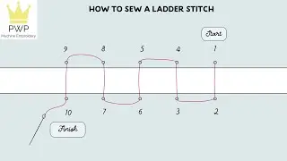 HowToSewLadderStitch