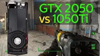 Nvidia GTX 1050 Ti vs GTX 2050 in Fallout 4 - ultra settings full HD (closed presale test) 2018