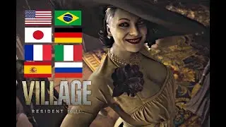 Lady Dimitrescu in Different Languages - RESIDENT EVIL 8 VILLAGE (Drinking Blood Scene)