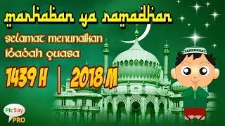 Cara Edit Foto Kartu Ucapan Ramadhan 2018 | Tutorial Picsay Pro