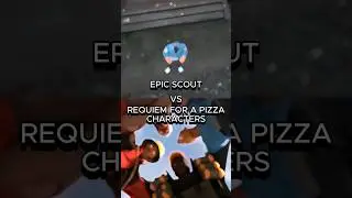 EPIC SCOUT VS REQUIEM FOR A PIZZA CHARACTERS #tf2 #tf2shorts  #shortvideo #meme #battle #vs #edit