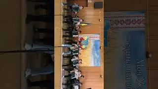 Монастирищенська ДМШ. оркестр баянів "Тріумф". Обр.К.Шелельо "Попурі на українські теми".