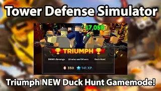 How to Triumph Duck Hunt Gamemode in TDS? (Full Gameplay!) [Tower Defense Simulator]