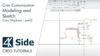 Modeling and Sketch Mapkeys | Creo Mapkeys - part2 | Increasing the efficiency