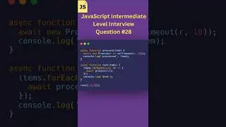JavaScript Async Await 🔥 | JavaScript Interview Question #28 l 
