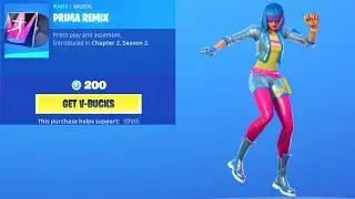 *NEW* NOIR SKINS + Prima REMIX Music Pack..! (Item shop) Fortnite Battle Royale