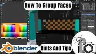 Blender - How To Group Faces
