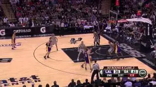 Lakers vs Spurs Game 2 Highlights April 24, 2013