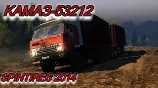 Обзор мода SPIN TIRES 2014:КАМАЗ-53212