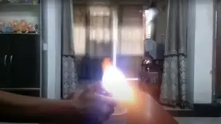 Hydrogen gas(HHO) bottle rocket homemade with electrolysis....