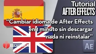 Cambiar el idioma de Adobe After Effects en un minuto sin descargar nada