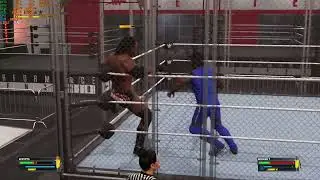 WWE 2K23 1.12 PC Mods Indonesia Booker T vs Reggie Com vs Com