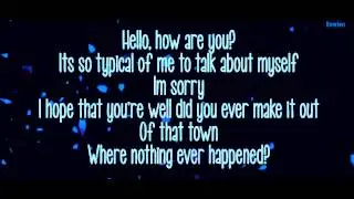 Copie de Hello adele lyrics   lyricswithbowien
