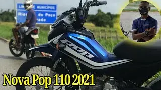 NOVO VISUAL HONDA POP 110 2021 