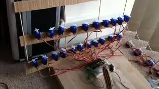 controlling 21 servos with one arduino