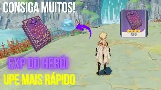 🟪COMO FARMAR MUITO EXP DO HERÓI NO ⚜️GENSHIN IMPACT⚜️