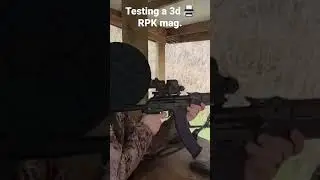 Testing a 3d 🖨 RPK mag.