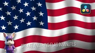Make an Animated Flag in DaVinci Resolve | 4th of July Special