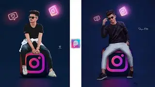 Instagram Glowing Photo Editing Picsart || Picsart Editing - Ghaus Editz