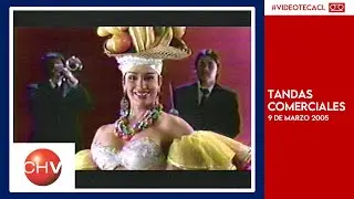 Tandas Comerciales Chilevisión (9 de Marzo de 2005)