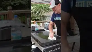 How to season a new flat top griddle 