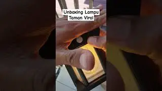 Unboxing Lampu Taman Viral #unboxing