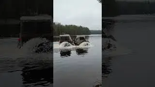 скорость на воде вездехода АТРИНА 