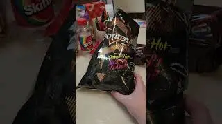 doritos flaming hot mystery flavor chip review at Walmart