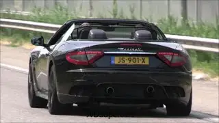 Maserati GranCabrio MC Stradale - Loud Accelerations & Lovely Sounds!