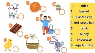 Easter | Game for kids | Vocabulary