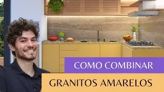 PEDRA AMARELA NA BANCADA DA COZINHA, COMO COMBINAR?