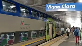 IL RITORNO DEL TRENO DOPO 30 ANNI A VIGNA CLARA!! ANNUNCIO,ARRIVO,FOTO E VIAGGIO NELLA PRIMA CORSA!!