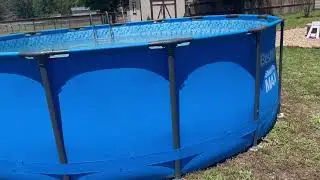Bestway Steel Pro Round Steel Frame Above Ground Outdoor Swimming Pool Outdoor Metal Frame Review