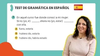 ✅ TEST de gramática en español || Aprender español | Advanced Spanish
