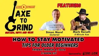 Axe to Grind: Tips to Motivate Older Beginners