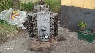 ремонт двигателя камаз 5511, установка головок камаз 5511, двигатель с головками камаз 5511