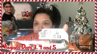 VLOGMAS DAY 3,4 & 5 : sushi + feeling sick, cooking