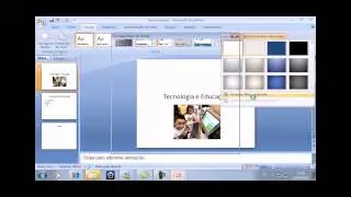 Como criar uma apresentação de slides.