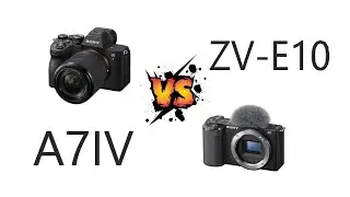 SONY  ZV-E10  или A7IV / 10 бит или 8 бит что выбрать, камера для блога