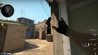 2 Mirage CT smokes to slow B rush (64 tick)