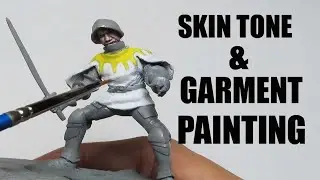 WIP Project | Wounded Knight Part 4 | Painting miniature figure