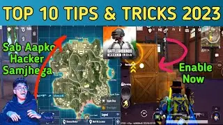 Top 10 Tips & Tricks BGMI 2023 | BGMI New Secret Tips | BGMI UC Purchase Problem Fix |
